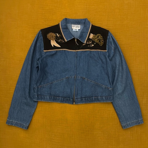 Nancy Bolen Jackets & Blazers - Vintage Nancy Bolen City Girl Lightweight Denim Jacket
